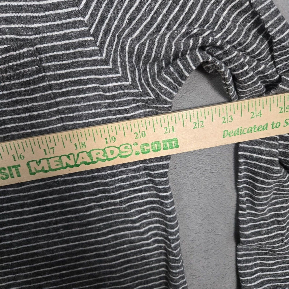 Faherty Luxe Long sleeve polo mens Large striped organic cotton gray - Picture 5 of 12